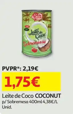 Auchan Leite de Coco COCONUT promoção