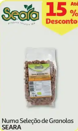 Auchan Numa Seleção de Granolas SEARA promoção