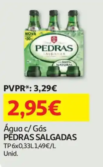 Auchan Água c/ Gás PEDRAS SALGADAS promoção