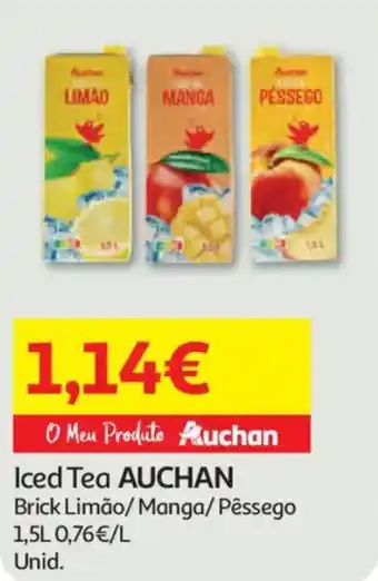 Auchan Iced Tea AUCHAN promoção