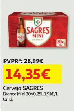 Auchan Cerveja SAGRES promoção