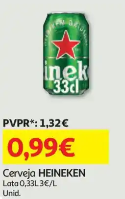 Auchan Cerveja HEINEKEN Lata promoção