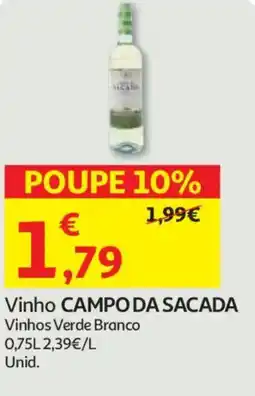 Auchan Vinho CAMPO DA SACADA promoção