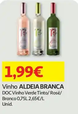 Auchan Vinho ALDEIA BRANCA promoção