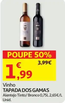 Auchan Vinho TAPADA DOS GAMAS promoção