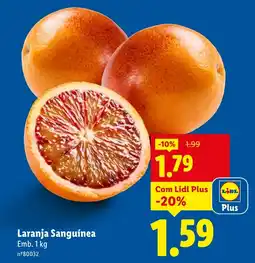 Lidl Laranja Sanguínea promoção