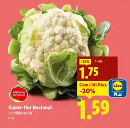 Lidl Couve-flor Nacional promoção