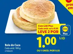 Lidl Bolo do Caco promoção