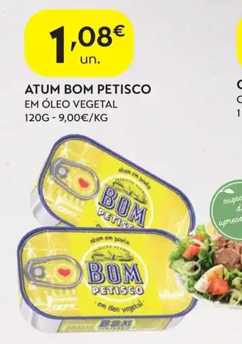 Atum bom petisco em óleo vegetal
