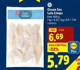 Lidl Ocean Sea Lula Limpa promoção