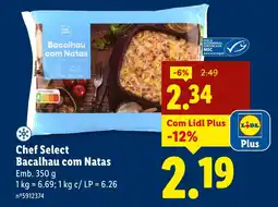 Lidl Chef Select Bacalhau com Natas promoção