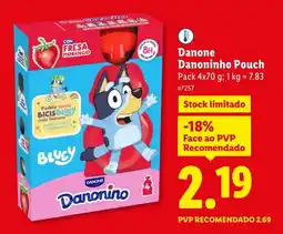 Lidl Danone Danoninho Pouch promoção
