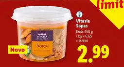 Lidl Vitasia Sopas promoção