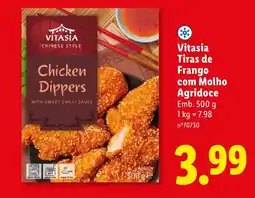 Lidl Vitasia Tiras de Frango com Molho Agridoce promoção