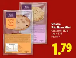 Lidl Vitasia Pão Naan Mini promoção