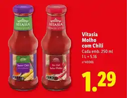 Lidl Vitasia Molho com Chili promoção
