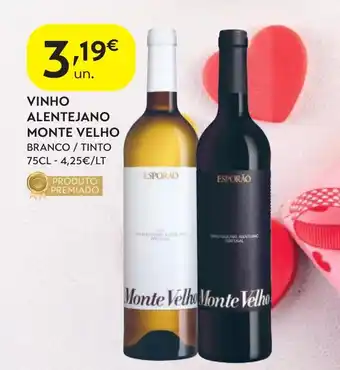 Vinho alentejano monte velho
