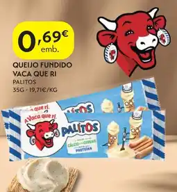 Spar Queijo fundido vaca que ri promoção
