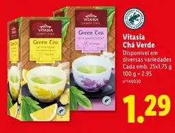Lidl Vitasia Chá Verde promoção