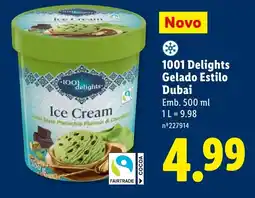 Lidl 1001 Delights Gelado Estilo Dubai promoção