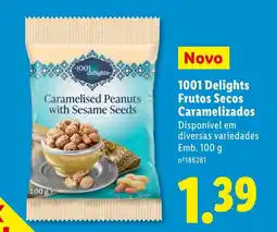 Lidl 1001 Delights Frutos secos Caramelizados promoção