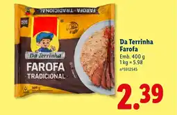 Lidl Da Terrinha Farofa promoção