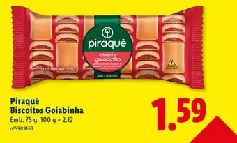 Lidl Piraquê Biscoitos Goiabinha promoção