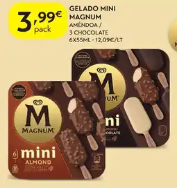Spar Gelado mini magnum promoção