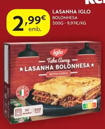 Spar Lasanha iglo bolonhesa promoção
