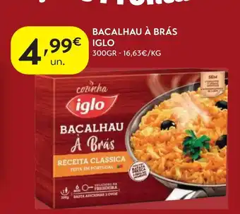 Spar Bacalhau à brás iglo promoção