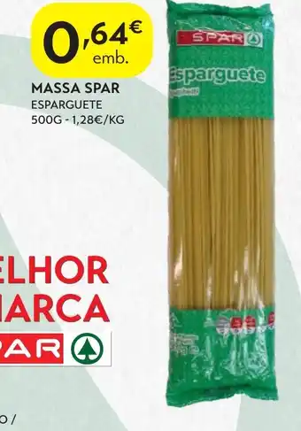 Spar Massa spar esparguete promoção