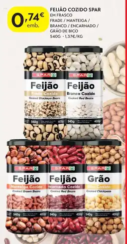 Spar Feijão cozido spar promoção