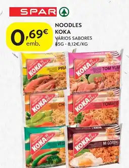 Spar Noodles koka promoção