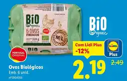 Lidl Ovos Biológicos promoção