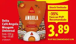 Lidl Delta Café Angola Moagem Universal promoção