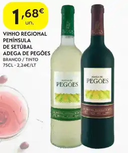 Spar Vinho regional península de setúbal adega de pegões promoção