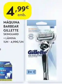 Spar Máquina barbear gillette skinguard + lâmina promoção