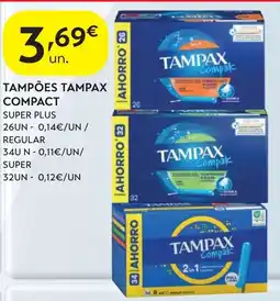 Spar Tampões tampax compact promoção