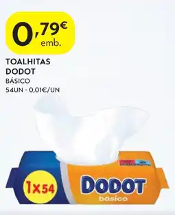 Spar Toalhitas dodot básico promoção