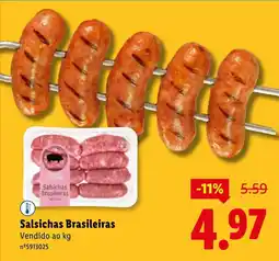 Lidl Salsichas Brasileiras promoção