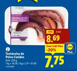 Lidl Tentáculos de Polvo Cozidos promoção