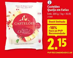 Lidl Castelões Queijo em Fatias promoção