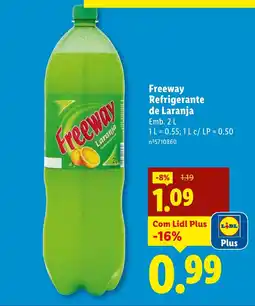 Lidl Freeway Refrigerante de Laranja promoção
