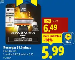 Lidl Recargas 5 Lâminas promoção