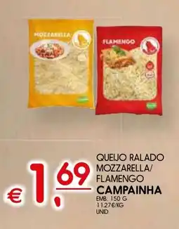 Meu Super Queijo ralado mozzarella/ flamengo campainha promoção