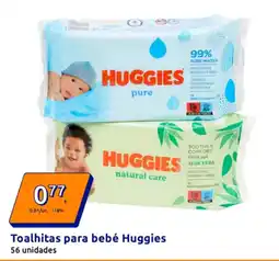 Action Toalhitas para bebé Huggies promoção