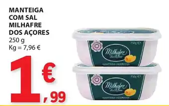 Manteiga com sal milhafre dos açores