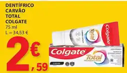 E.Leclerc Dentífrico carvão total colgate promoção