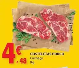 E.Leclerc Costeletas porco cachaço promoção