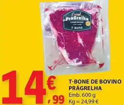 E.Leclerc T-bone de bovino prágrelha promoção